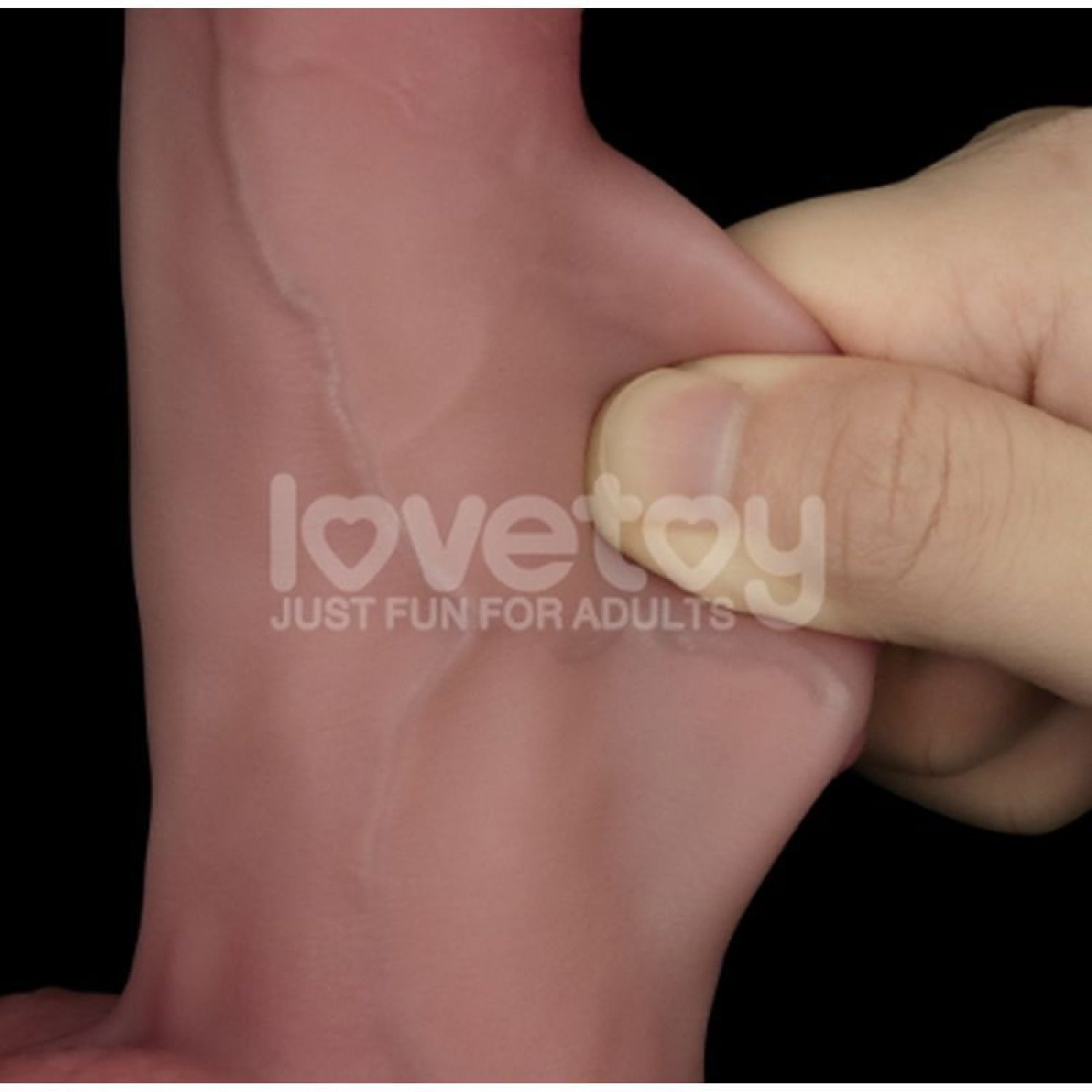 Sliding Skin Pro Dual Layer Silicone Dong 8in