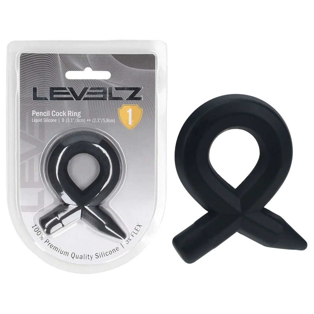 LEVELZ Pencil Liquid Silicone Cock Ring