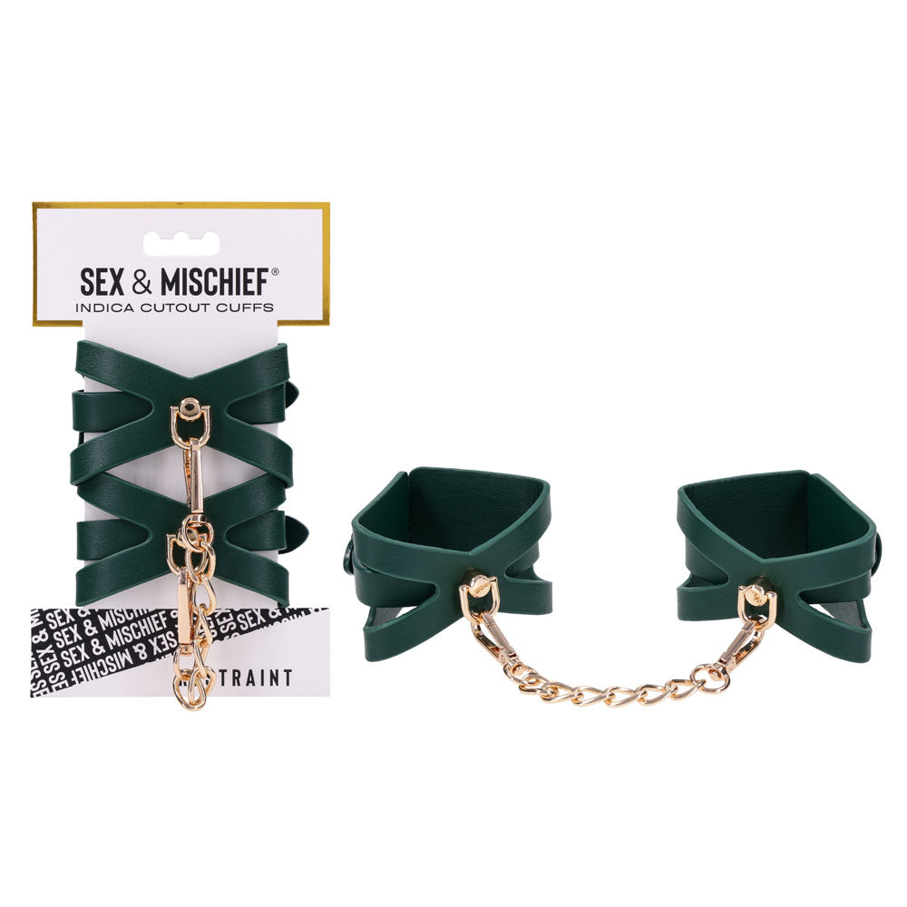 Sex & Mischief Indica Cutout Cuffs