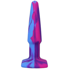 Groovy Silicone Anal Plug 4in Berry