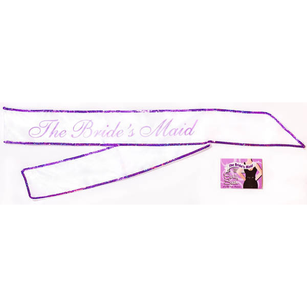 THE BRIDE'S MAID SASH