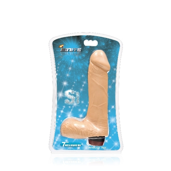 Cock w/ Balls w/ Vibration 7in Vanilla