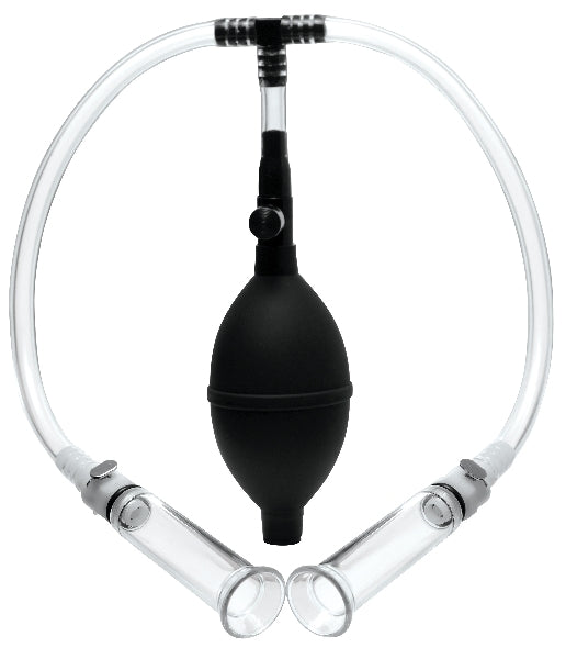 Nipple Pumping System with Dual Cylinders