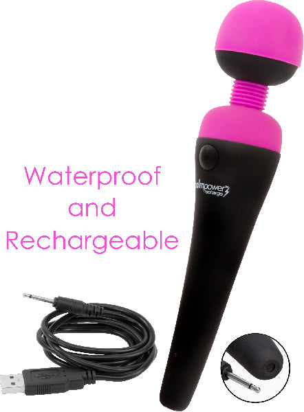 PalmPower Recharge Waterproof Personal Massager