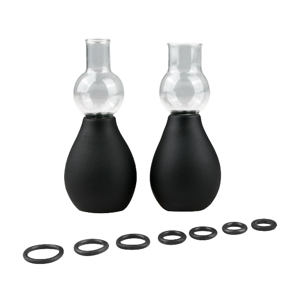 Nipple Sucker Black 2pc