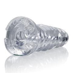Screw'D Super Squish Corkscrew Jackoff Toy Clear