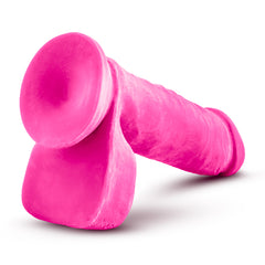 Au Natural Bold Hero 8in Dildo Pink
