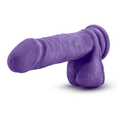 Au Natural Bold Hero 8in Dildo Purple