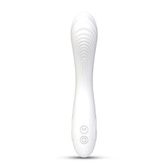 Flexible Bending Silicone Vibrator White