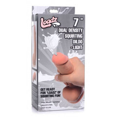 7in Dual Density Squirting Dildo Light
