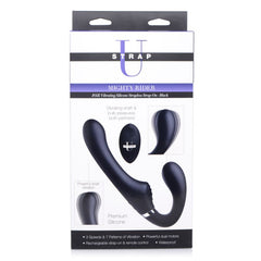 Mighty Rider 10X Strapless Strap-On Black w Remote