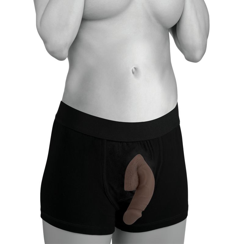 Large Bulge Soft Packer Dildo - Medium Tone