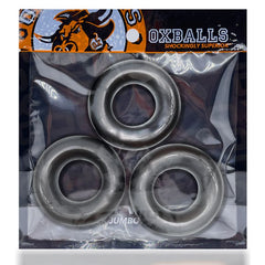 Fat Willy 3 Pc Jumbo Cockrings Black