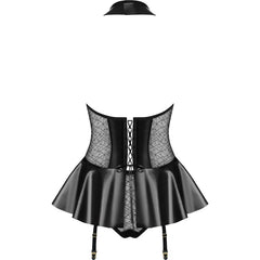 Hot Corset w Panties Black