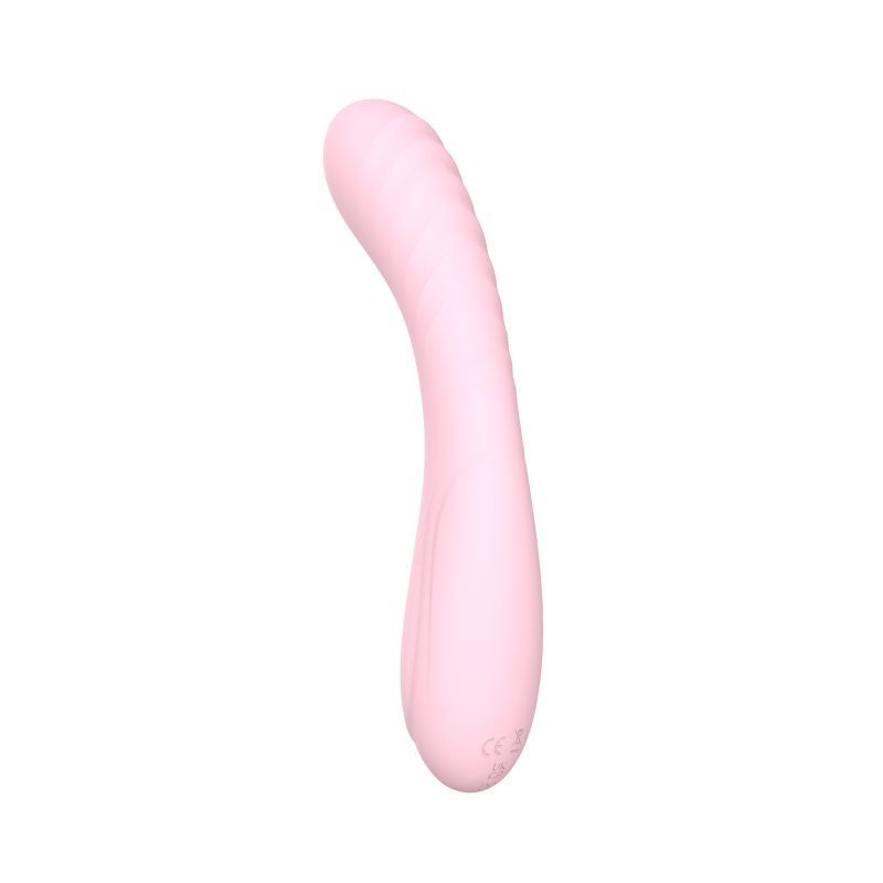 Maya Curve Silicon Vibrator Pink