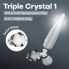 Satisfyer Triple Crystal 1 - Clear