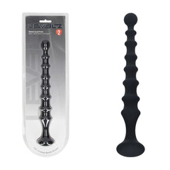 LEVELZ Ribbed Silicone Flared Anal Probe