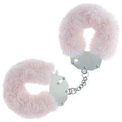 OUCH! Heavy-Duty Fluffy Cuffs - Powder Pink