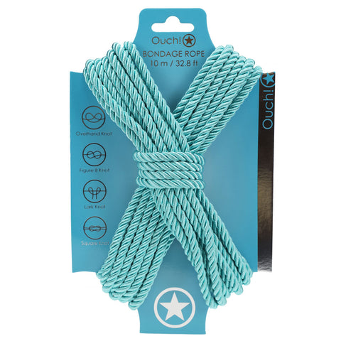 OUCH! Bondage Rope - 10 M - Blue