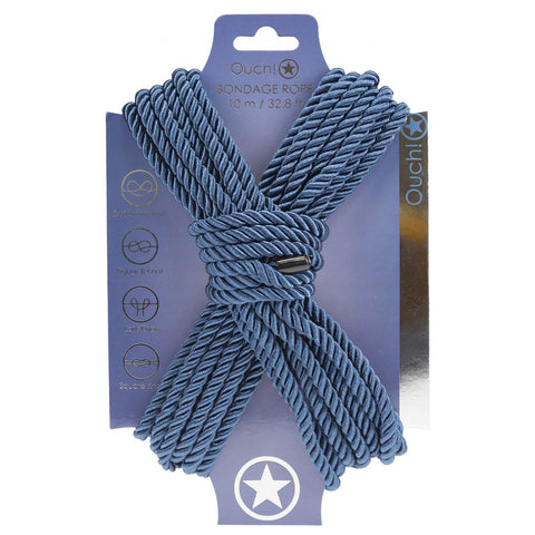 OUCH! Bondage Rope - 10 M - Navy Blue