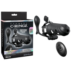 Fantasy C-Ringz Remote-Controlled Vibrating Cock Blocker with Ass-Gasm Plug