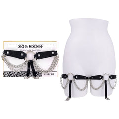 Sex & Mischief Chain Lace Garters