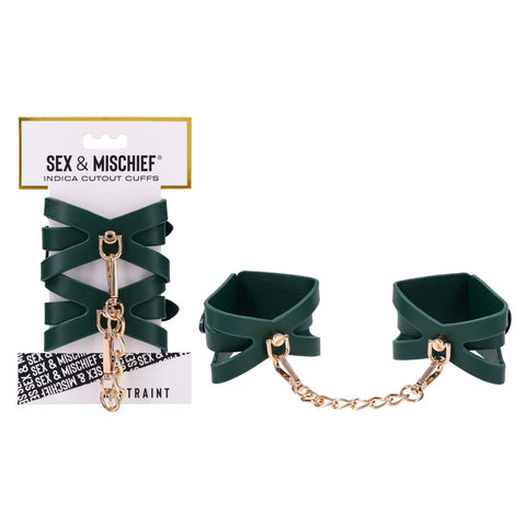 Sex & Mischief Indica Cutout Cuffs