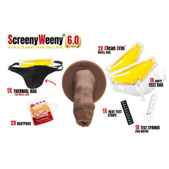 Screeny Weeny 6.0 Uncut Latino Brown