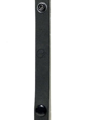 Boneyard Silicone Cock Strap - 3 Snap Ring - Black