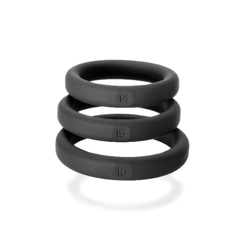 Xact-Fit Silicone Rings Medium 3 Ring Kit