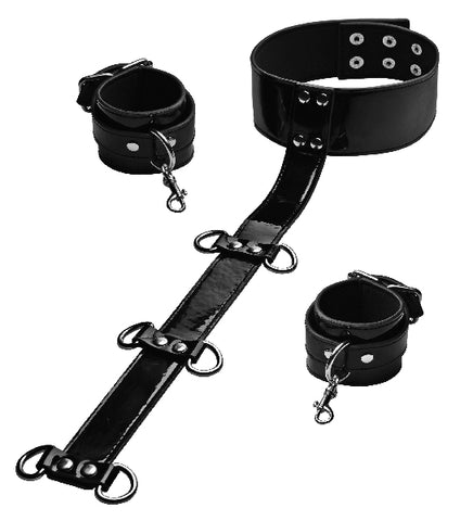 Bound Around Neck to Wrist Restraints