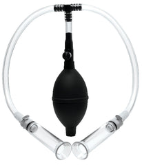 Nipple Pumping System with Dual Cylinders