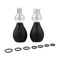 Nipple Sucker Black 2pc
