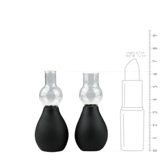 Nipple Sucker Black 2pc