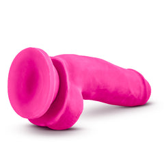 Au Natural Bold Beefy 7in Dildo Pink