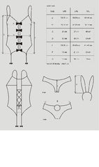 Bunny Suit 4 Pc Costume