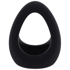 Stirrup Silicone Cock Ring Onyx