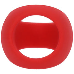 Stirrup Silicone Cock Ring Crimson