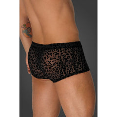 Leopard Flock Short Shorts