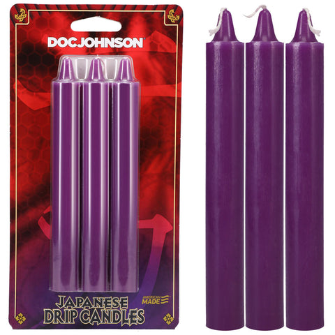 Japanese Drip Candles - Purple