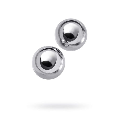 Silver Metal 2 Pc Vaginal Balls 2.5cm