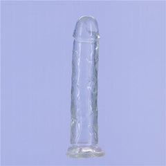 Crystal Dildo Straight 7in Clear