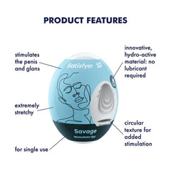 Satisfyer Masturbator Egg Savage