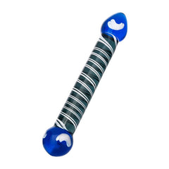 Sexus Glass Dildo Duo Blue 20cm