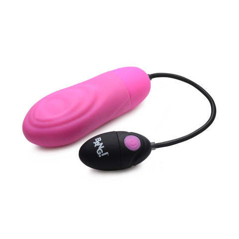 7X Pulsing Rechargeable Bullet- Pink