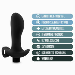 Anal Adventures Platinum Silicone Prostate Massager 01