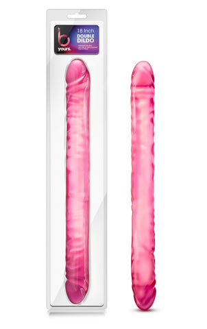 B Yours Double Dildo Pink 18in