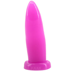 Tongue Shape Anal Plug Purple