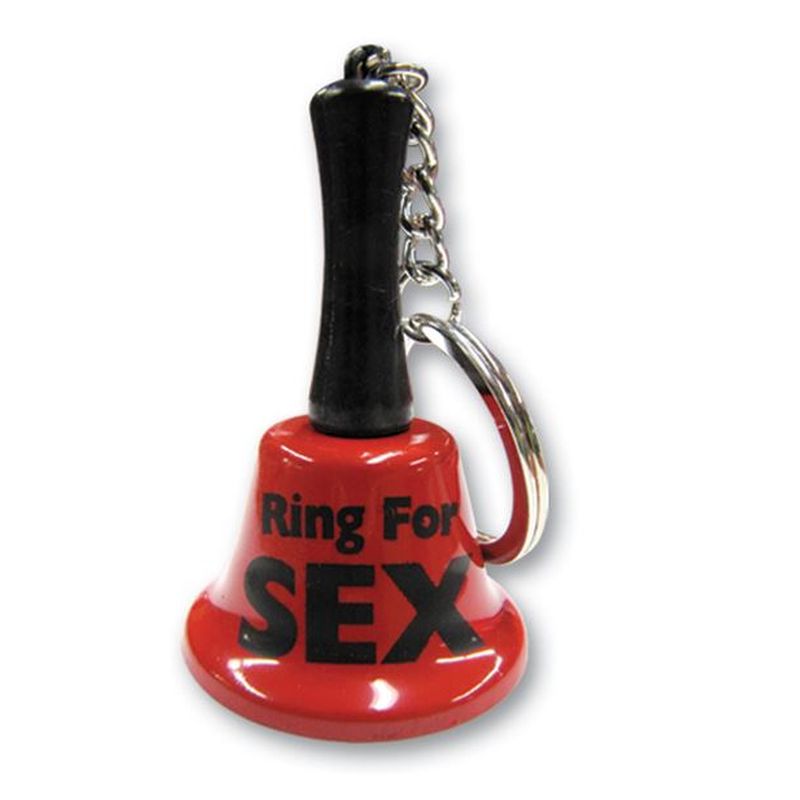 Ring For Sex Mini Bell Keychain