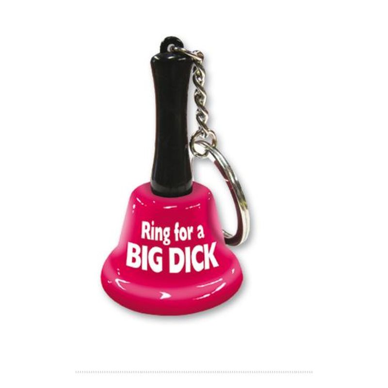 Ring For A Big Dick Mini Bell Keychain